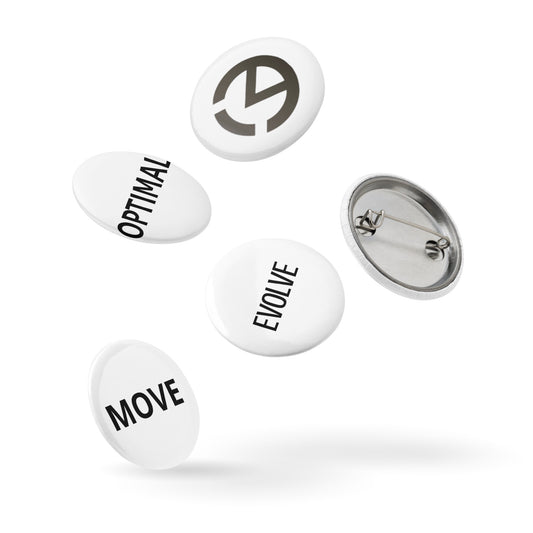 Set of pin buttons